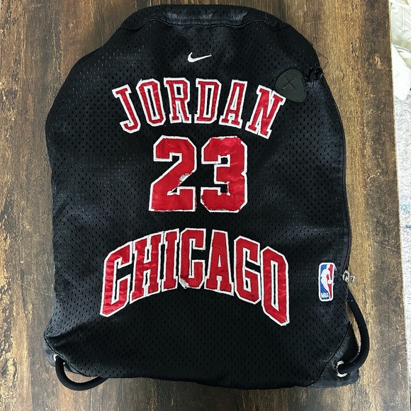 Nike Other - Nike Michael‎ Jordan Chicago Bulls #23 Drawstring Mesh Backpack Bag NBA